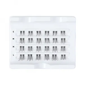 Gene False Individuale Diverse Lungimi KissUSA Falscara Lashes Clear Band Multipack