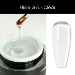 Gel UV pentru Constructie BO.NAIL Fiber Gel Clear 14 g