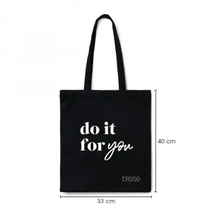 Geanta din Panza cu Imprimeu Blisse Tote Bag