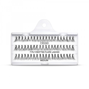 Gene False Individuale cu Nod Lungime Medie Blisse 7 PLY Knotted Flare Lashes