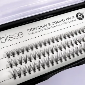 Gene False Individuale Diverse Lungimi Blisse 20D Individual Lashes