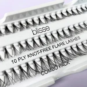Gene False Individuale fara Nod Diverse Lungimi Blisse 10 PLY Knott-free Flare Lashes
