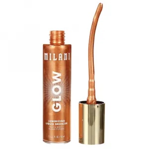 Bronzer Lichid Milani Glow Luminizing Face & Body Liquid Bronzer Bronze Glow
