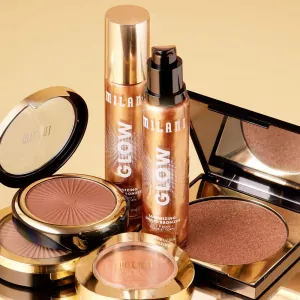 Bronzer Lichid Milani Glow Luminizing Face & Body Liquid Bronzer Bronze Glow