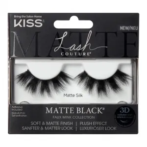 Gene false tip bandă KissUSA Lash Couture Matte Black Collection Matte Silk