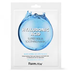 Masca Hidratanta Farmstay Hyaluronic Acid Super Aqua Soothing Mask