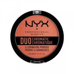 Iluminator NYX Professional Makeup Duo Chromatic Illuminating Powder Synthetica