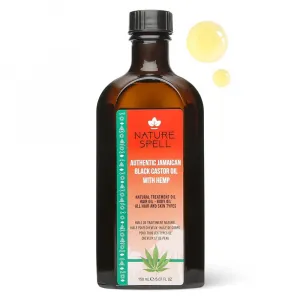 Ulei de Ricin Negru & Canabis Nature Spell Authentic Jamaican Black Castor Oil with Hemp