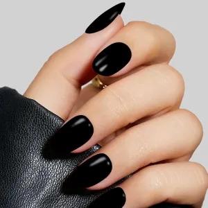 Lac unghii KissUSA Ruby Kisses Pitch Black Darkness HDCP 17