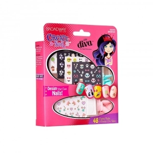 Kit unghii false KissUSA Broadway Nails Create-a-Nail Art