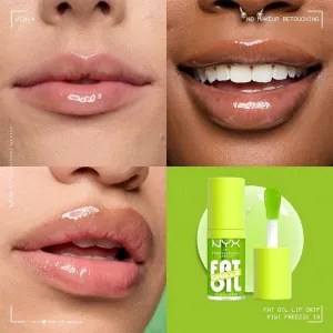 Luciu de buze NYX Professional Makeup Fat Oil Chillz 19 Kiwi Freezie