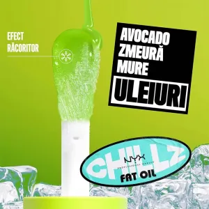 Luciu de buze NYX Professional Makeup Fat Oil Chillz 19 Kiwi Freezie