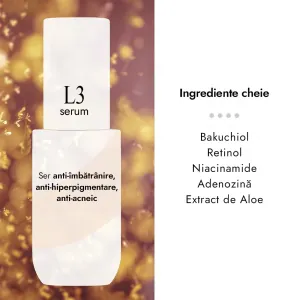 Ser cu Retinol Level 3 - Cos DE BAHA L3 Bakuchiol 2% + Retinol 1% Serum 30ml 