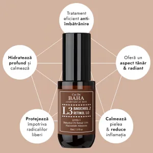 Ser cu Retinol Level 3 - Cos DE BAHA L3 Bakuchiol 2% + Retinol 1% Serum 30ml 