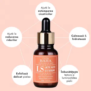 Ser cu Acid Lactic 12.5% - Cos DE BAHA Lactic Acid Serum 