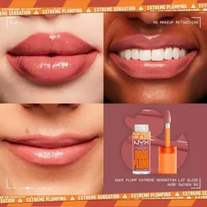 Luciu de buze NYX Professional Makeup Duck Plump 03 Nude swings