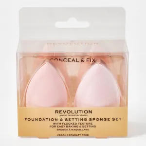 Buretei Machiaj Makeup Revolution Conceal & Fix Setting Sponges