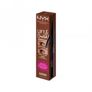 Marker pentru sprancene NYX Professional Makeup Lift N Snatch Brow Tint Pen Auburn