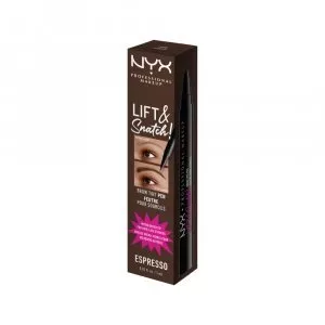 Marker pentru sprancene NYX Professional Makeup Lift N Snatch Brow Tint Pen Espresso