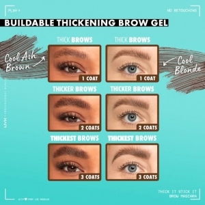 Mascara sprancene NYX Professional Makeup Thick it Stick it