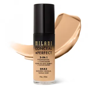 Fond de Ten Milani Conceal + Perfect 2 in 1 Foundation + Concealer Golden Vanilla