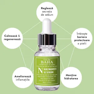 Ser cu Niacinamide 10% - Cos DE BAHA Niacinamide Serum N