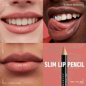 Creion buze NYX Professional Makeup Slim Lip Pencil Nude Pink