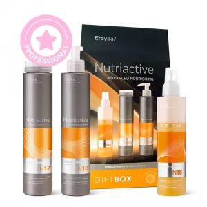 Set Profesional de Ingrijire a Parului cu Elastina & Colagen Erayba Nutriactive Gift Box