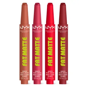 Ruj mat NYX Professional Makeup Fat Matte Smooth Color Lipstick