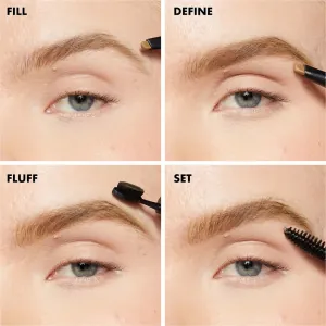 Creion 2 in 1 NYX Professional Makeup Fill & Fluff Eyebrow Pomade Pencil