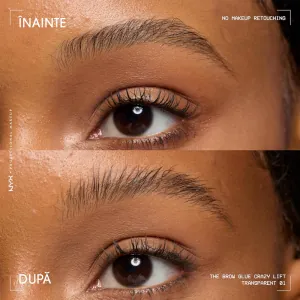 Gel pentru Laminare Sprancene Nyx Professional Makeup The Brow Glue Crazy Lift Brow Lamination Gel