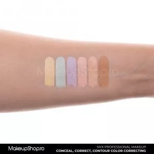 Paleta Corectoare NYX Professional Makeup Conceal, Correct, Contour COLOR CORRECTING