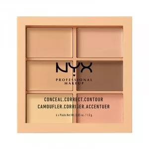 Paleta Corectoare NYX Professional Makeup Conceal, Correct, Contour LIGHT