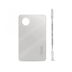 Paleta de Mixaj si Spatula Dubla pentru Produse Cosmetice Blisse