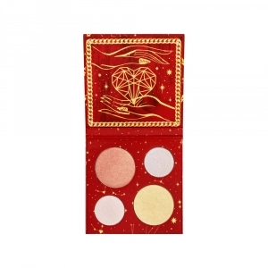 Paleta iluminatoare NYX Professional Makeup Gimme Super Stars! Highlighter Quad Moon Metals
