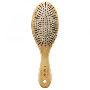 Perie cu Maner din Bambus CALA Bamboo Oval Hair Brush