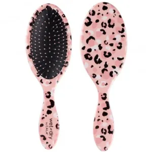 Perie pentru Descalcirea Parului CALA Wet-N-Dry Hair Detangler - Cheetah Printed