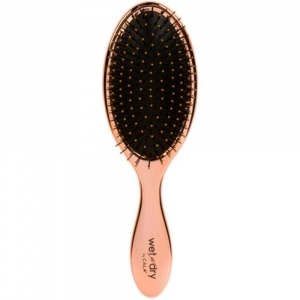 Perie pentru Descalcirea Parului CALA Wet-N-Dry Hair Detangler Metallic Rose Gold