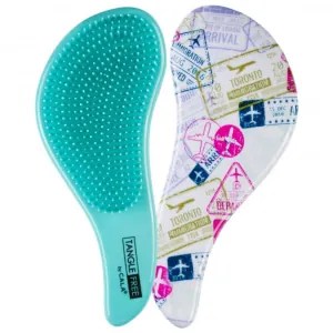 Perie pentru Descalcirea Parului Uscat & Umed Tangle CALA Free Hair Brush Word Traveler