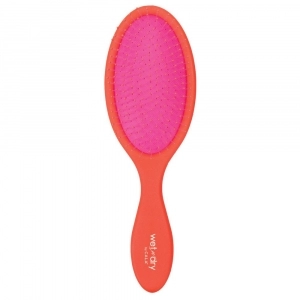 Perie pentru Parul Umed & Uscat CALA Wet-N-Dry Hair Brush Pop Colors - Orange & Hot Pink