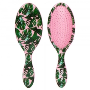 Perie pentru Parul Umed & Uscat CALA Wet-n-Dry Hair Brush - Tropical Palm