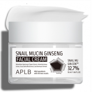Crema revitalizanta pentru piele terna si riduri APLB Snail Mucin Ginseng Facial Cream