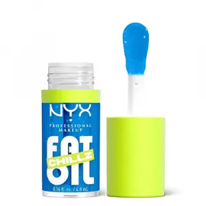 Luciu de buze NYX Professional Makeup Fat Oil Chillz Polar Peppermint