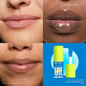Luciu de buze NYX Professional Makeup Fat Oil Chillz Polar Peppermint