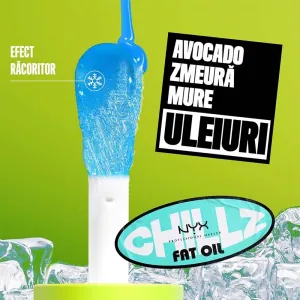 Luciu de buze NYX Professional Makeup Fat Oil Chillz Polar Peppermint