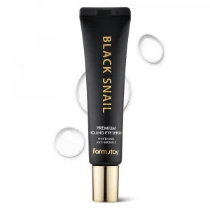 Ser Concentrat pentru Zona Ochilor cu Mucina de Melc Negru Farmstay Premium Rolling Eye Serum