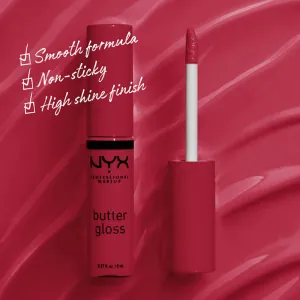 Luciu buze NYX Professional Makeup Butter Gloss Red Velvet