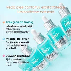 Ser pentru Refacerea Barierii Cutanate ANUA 100+ PDRN&Hyaluron