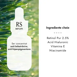 Ser cu Retinol Pur 2.5% - Cos DE BAHA Retinol 2.5% Facial Serum with Vitamin E 30ml RS
