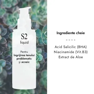 Lotiune Tonica Exfolianta cu Acid Salicilic 2% - Cos DE BAHA Salicylic Acid Liquid